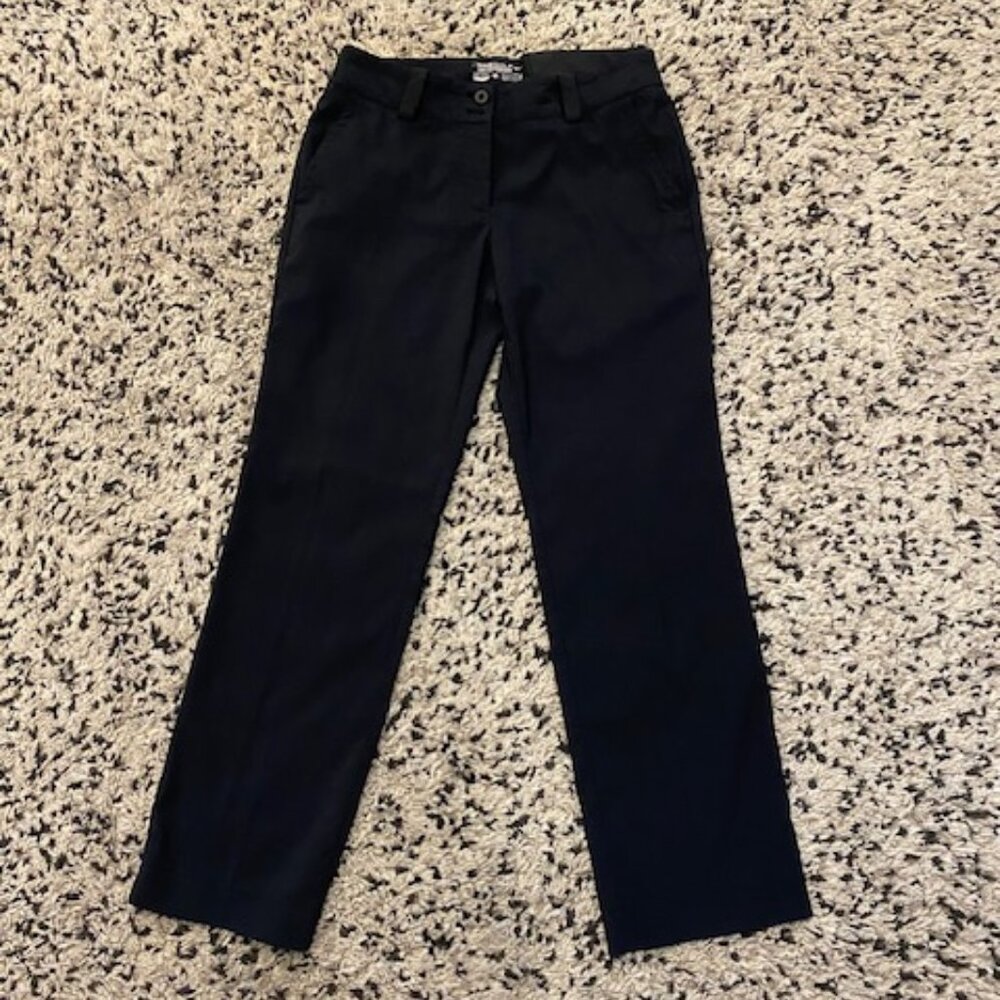 Nike Golf Pro Tournament Women's Pants Black Dri Fit Size 6